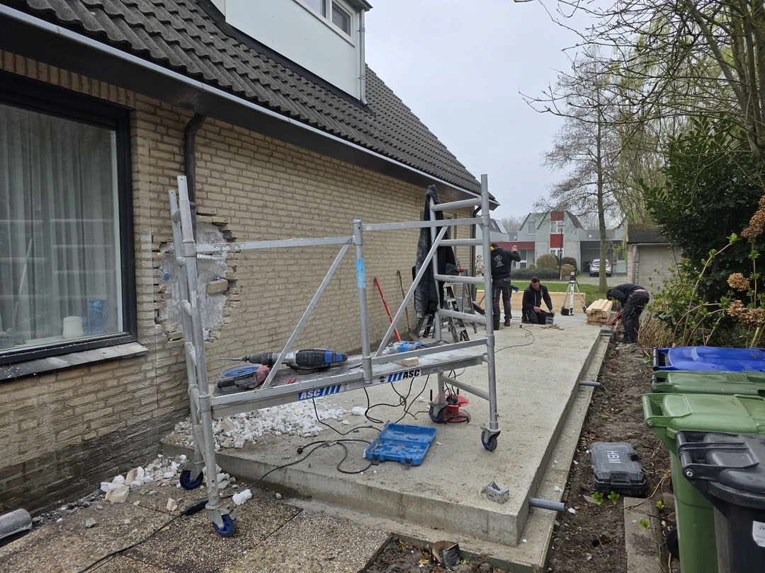 Aanbouw met keuken