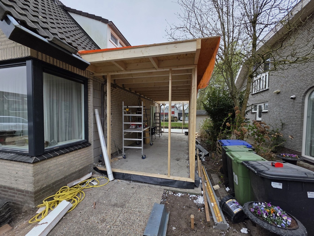 Aanbouw met keuken